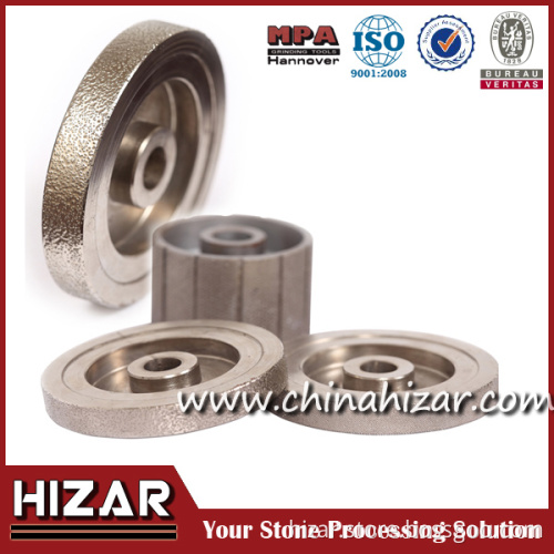 HIZAR Vacuum Brazed Stone Diamond Grinding Wheel